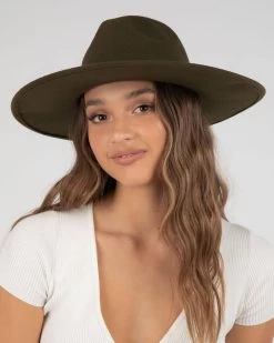 Archie Wide Brim Felt Hat -Women's Fashion Select Stores 20282530 04 LT XL