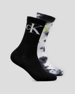 Calvin Klein Womens CK Monogram Sock Pack