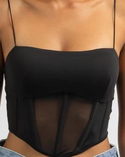 Go Bestie Corset Top -Women's Fashion Select Stores 20340005 02 RT XL