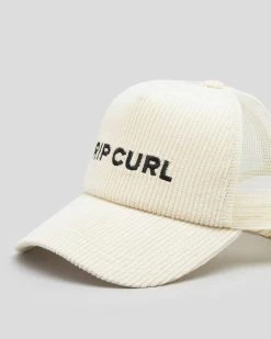 Rip Curl Classic Cord Trucker Cap -Women's Fashion Select Stores 20343123 01 TP XL