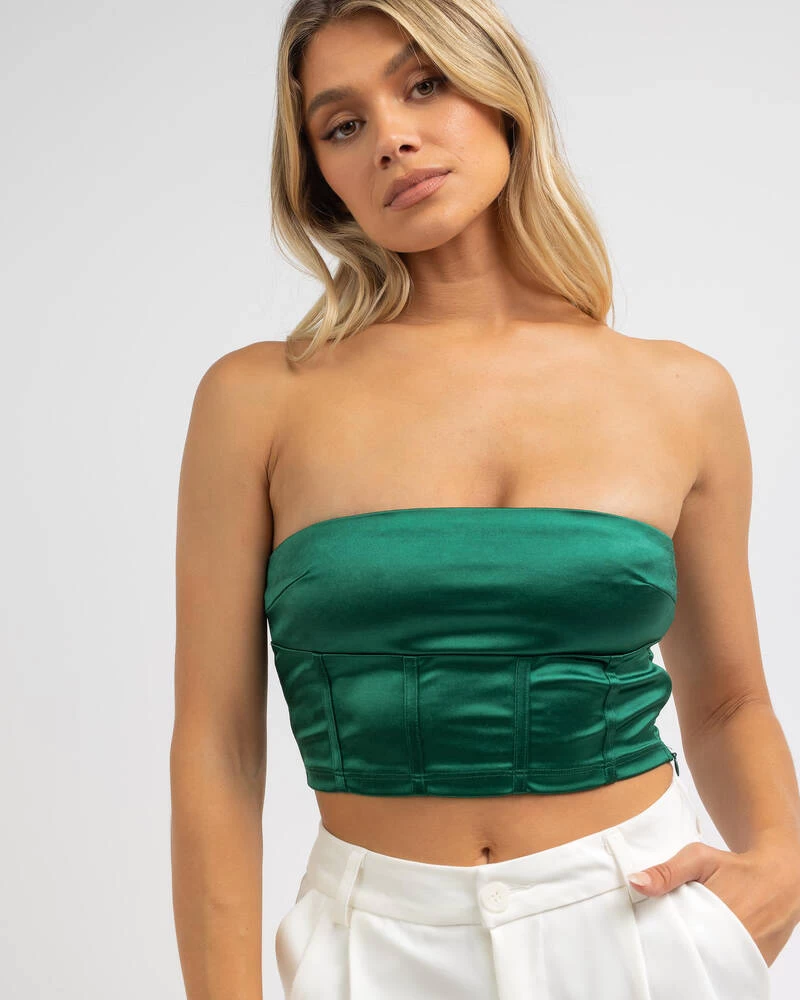 Can't Talk Bustier Tube Top 3 Can't Talk Bustier Tube Top