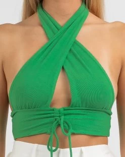 Blossom Cool Summer Halter Top -Women's Fashion Select Stores 20344376 01 RT XL