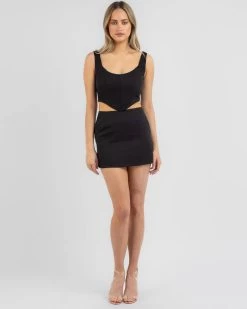 Kiss Me Skirt 7 Kiss Me Skirt -Women's Fashion Select Stores 20345443 02 BK XL