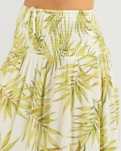 Rip Curl Montego Bay Up Down Maxi Skirt -Women's Fashion Select Stores 20345648 01 RT XL