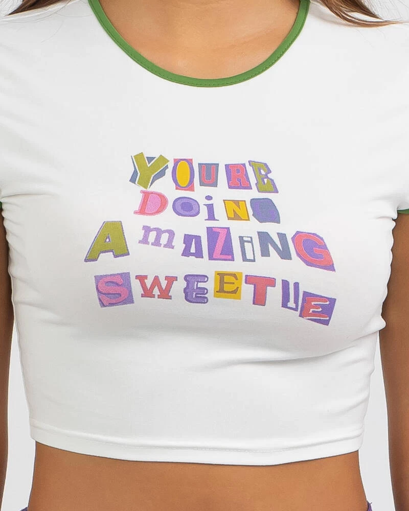 Amazing Sweets Baby Tee 6 Amazing Sweets Baby Tee - Image 4