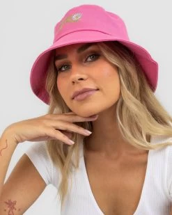Rusty Meadow Bucket Hat -Women's Fashion Select Stores 20347019 01 BK XL
