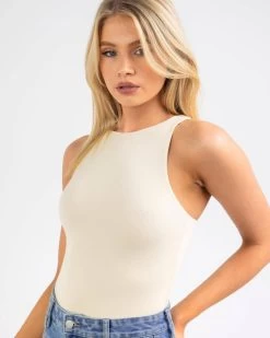 Basic Racer Bodysuit -Women's Fashion Select Stores 20347246 01 RT XL