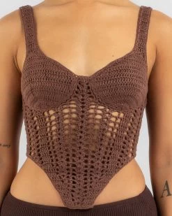 Celine Crochet Corset Top 9 Celine Crochet Corset Top -Women's Fashion Select Stores 20347327 06 RT XL