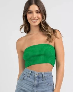 Scarlet Knit Tube Top
