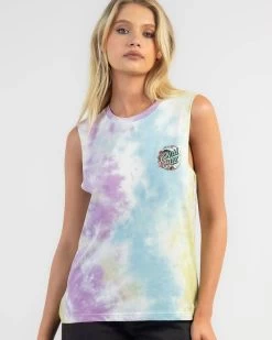 Santa Cruz Wave Poppy Tank Top -Women's Fashion Select Stores 20347708 01 LT XL