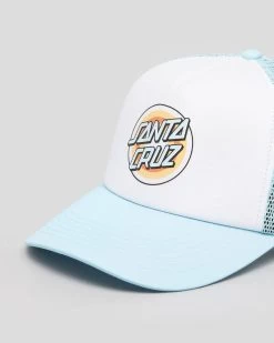 Santa Cruz Absent Gleam Dot Trucker Cap -Women's Fashion Select Stores 20347918 01 TP XL