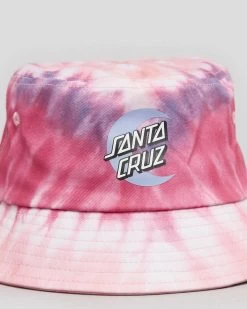Santa Cruz Moon Dot Tie Dye Bucket Hat -Women's Fashion Select Stores 20347933 01 TP XL
