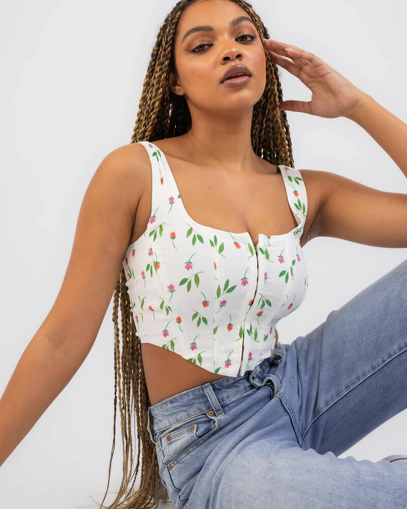 Cottage Garden Corset Top 3 Cottage Garden Corset Top