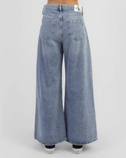 Calvin Klein Low Rise Loose Jeans -Women's Fashion Select Stores 20348047 01 LT XL