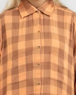 Billabong Valentine Check Shirt 9 Billabong Valentine Check Shirt -Women's Fashion Select Stores 20349600 01 RT XL