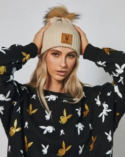 Playboy Bunny Basics Patch Beanie