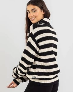 HURLEY Alice Striped Knit 8 HURLEY Alice Striped Knit -Women's Fashion Select Stores 20355742 01 LT XL