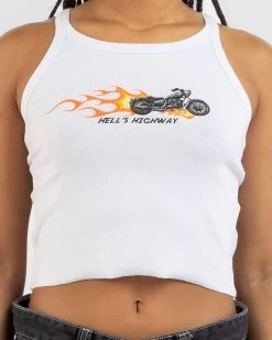 Hell's Highway Tank Top -Women's Fashion Select Stores 20356142 01 RT XL
