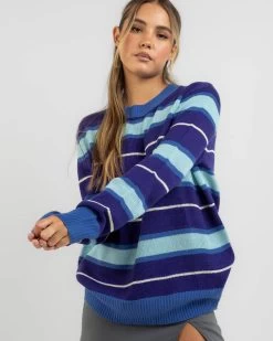 Avril Stripe Crew Neck Knit Jumper