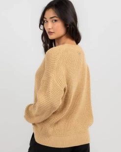 Georgetown V Neck Knit Jumper -Women's Fashion Select Stores 20356947 01 LT XL