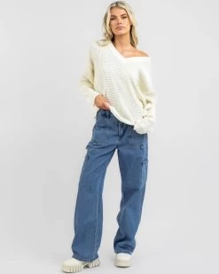 Georgetown V Neck Knit Jumper 11 Georgetown V Neck Knit Jumper -Women's Fashion Select Stores 20356947 02 TP XL