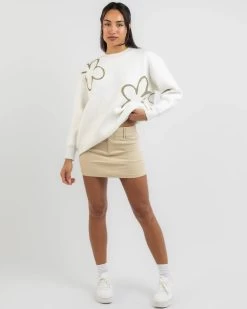 Boo Crew Neck Knit Jumper -Women's Fashion Select Stores 20356953 01 TP XL