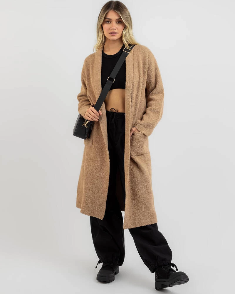 Penelope Longline Teddy Knit Cardigan 7 Penelope Longline Teddy Knit Cardigan - Image 5