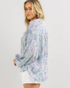 Billabong Hideaway Blouse 8 Billabong Hideaway Blouse -Women's Fashion Select Stores 20357817 01 LT XL