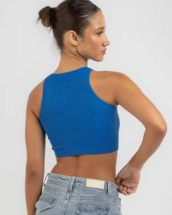 Basic Seamfree High Neck Tank Top -Women's Fashion Select Stores 20358071 03 LT XL