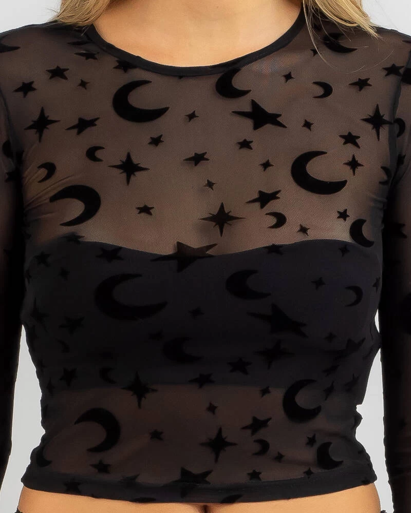 Eclipse Mesh Long Sleeve Top 6 Eclipse Mesh Long Sleeve Top - Image 4