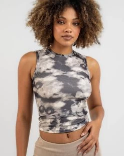 Saskia High Neck Tank Top