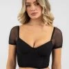 Wolfie Mesh Corset Top -Women's Fashion Select Stores 20359494 02 FT XL