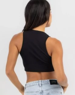 Nike Essential Rib Crop Tank Top -Women's Fashion Select Stores 20359953 01 LT XL