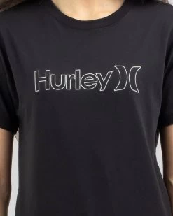HURLEY Outline T-Shirt -Women's Fashion Select Stores 20360134 02 RT XL