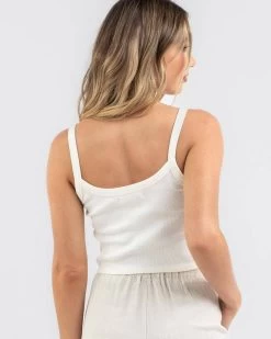 Rip Curl Retro Rib Tank Top -Women's Fashion Select Stores 20360291 01 LT XL