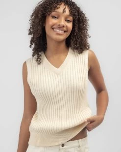 Rhythm Shell Beach Knit Vest