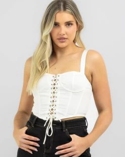 Dolly Lace Up Top