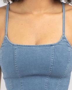 Shania Denim Corset Top 9 Shania Denim Corset Top -Women's Fashion Select Stores 20364328 01 RT XL