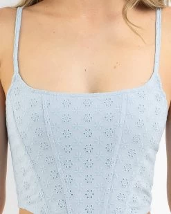 Dixie Broderie Corset Top -Women's Fashion Select Stores 20364329 01 RT XL