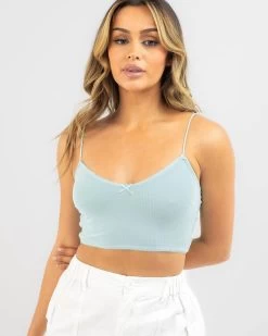 Sweetie Mesh Cami Crop Top
